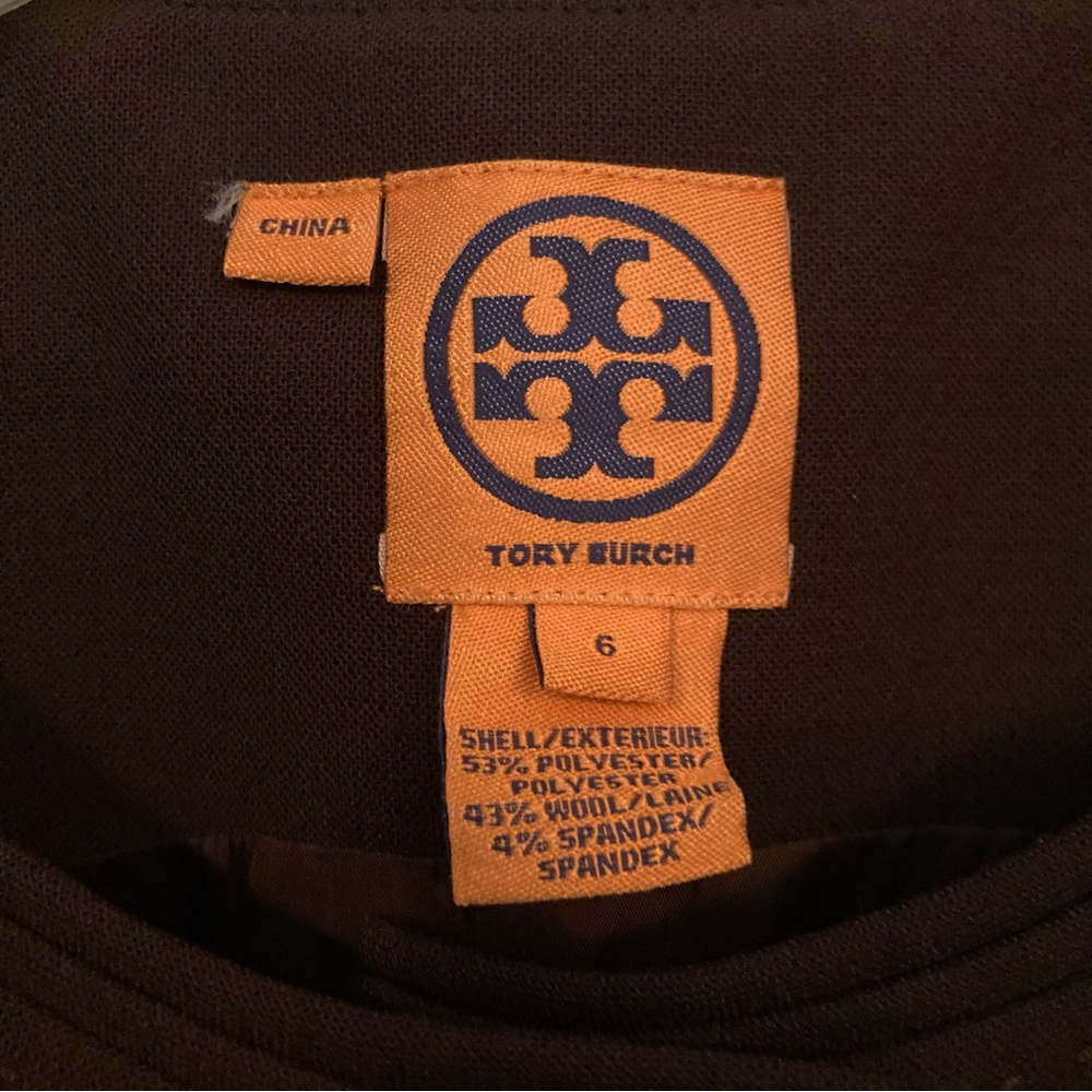 Tory Burch Donell Button-Up Sheath Dress - Brown - Picture 7 of 10